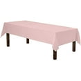 thumbnail image 2 of Rectangle Tablecloth - 60 x 126 Inch Pink Table Cloth for 8 Foot Rectangle Table - Heavy Duty Washable Fabric - for 8 Ft Buffet Table, Holiday Party, Dinner, Wedding & Baby Shower, 2 of 7