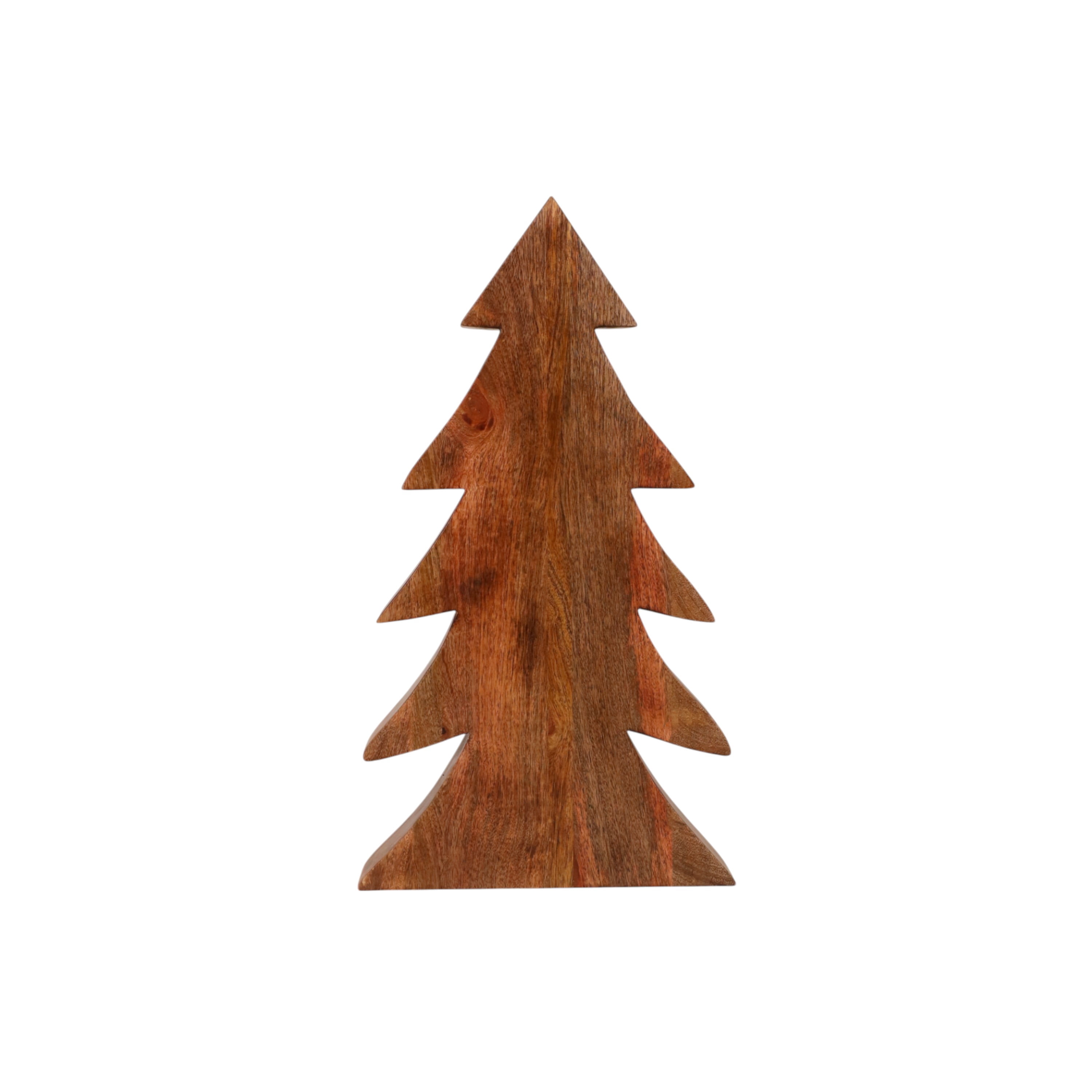 Natural Wood Christmas Tree Tabletop Decoration, Brown, 23.5", by Holiday Time