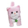 thumbnail image 4 of Juguete electrónico de simulación de gato que camina con función de cola de meneo suave con Rosa, 4 of 9