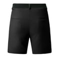 thumbnail image 4 of Wyobmus Men's Dress Shorts Lightweight Casual Work Shorts Stretch Quick Dry Elastic Waist Work Shorts Size S-3XL Black, 4 of 7