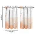 thumbnail image 4 of Abstract Oil Paiting Watercolor Kitchen Curtains - Vintage Tier Cafe Curtains for Bathroom Living RV Rod Pocket Window Drapes 36 Inch 2 Panels Set 28"x36" Window Treatment Tiers, 4 of 4
