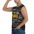 thumbnail image 3 of Gaeub Travel Men's Sleeveless Muscle Shirts Workout Tank Tops, Odor Protection and Comfortable - Large, 3 of 8