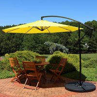 Yellow Offset Cantilever Umbrellas Walmart Com