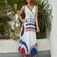 thumbnail image 4 of 4th of July Sleeveless Dress Woman Fashion Long Dresses Women's Summer Suit Dress 2025, 4 of 7
