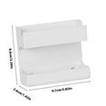 thumbnail image 3 of Caja de Almacenamiento Ganfancp para Mando a Distancia con Soporte de Carga para Teléfono Móvil Colgante de Pared de Viscosa, 3 of 7