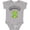 AC-Heather Grey, variant on Inktastic Grandpa's Little Princess Cute Frog Girls Baby Bodysuit