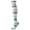 Light Green, variant on LYMAYTER 1PC Women Compression Socks New Colorful Striped Support Sports‌ for Calf Socks S-XL