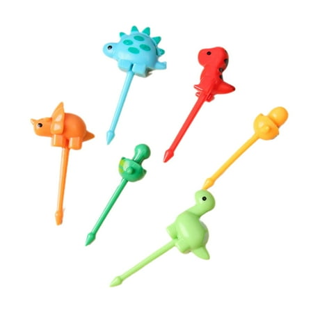

Animal Fruit Fork Mini Cartoon Children Snack Cake Toothpick Dessert Pick S9E7