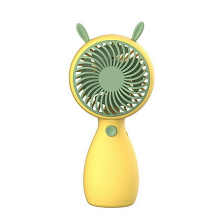 

Handheld small fan cute 4-color lanyard Portable fan Desktop Student Usb