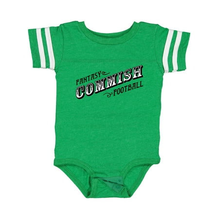 

Inktastic Fantasy Football Commish in Black Text Gift Baby Boy or Baby Girl Bodysuit
