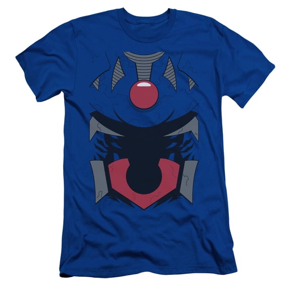 JLA Justice League Darkseid Uniform S/S Adult 30/1 T-Shirt Royal Blue