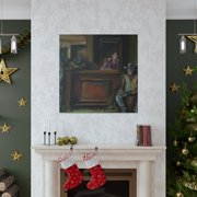 Wild West Saloon Scene - Canvas