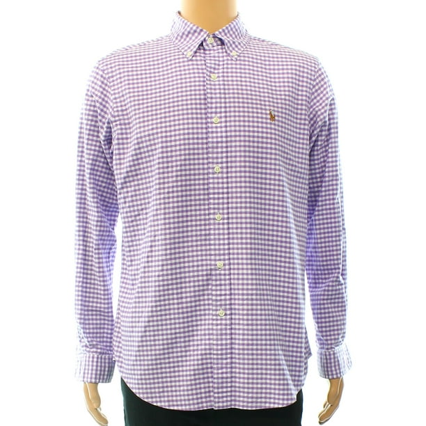 mens gingham button down