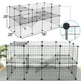 thumbnail image 4 of LINJH 56" Two-Storey Heavy Duty Metal Dog Pet Exercise Fence Playpen Kennel 36 Panels, 4 of 12