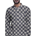 thumbnail image 4 of Atasi Kurta Asymétrique Imprimée Décontractée pour Hommes Ensemble Kurta Longue Designer, 4 of 4