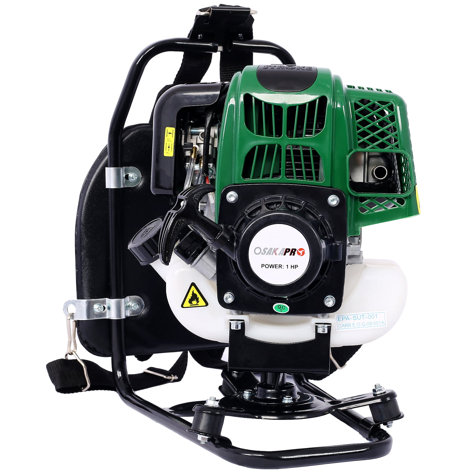 imerelez Backpack 4 in 1 Multi-Functional Trimming Tool, 31CC 4-stroke Garden Tool System with Gas Pole Saw, Hedge Trimmer, Grass Trimmer, and Brush Cutter EPA Compliant