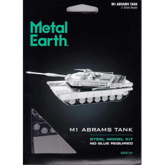 Metal Earth M1 Abrams Tank 3D Metal Model Tweezer 12064