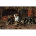 thumbnail image 3 of Horatio Henry Couldery 18x13 Black Modern Framed Museum Art Print Titled - The First Lesson, 3 of 5