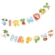 thumbnail image 4 of 1 juego de pancartas hawaianas de feliz cumpleaños, pancartas de papel con temática de playa, banderines decorativos de papel para cumpleaños., 4 of 6