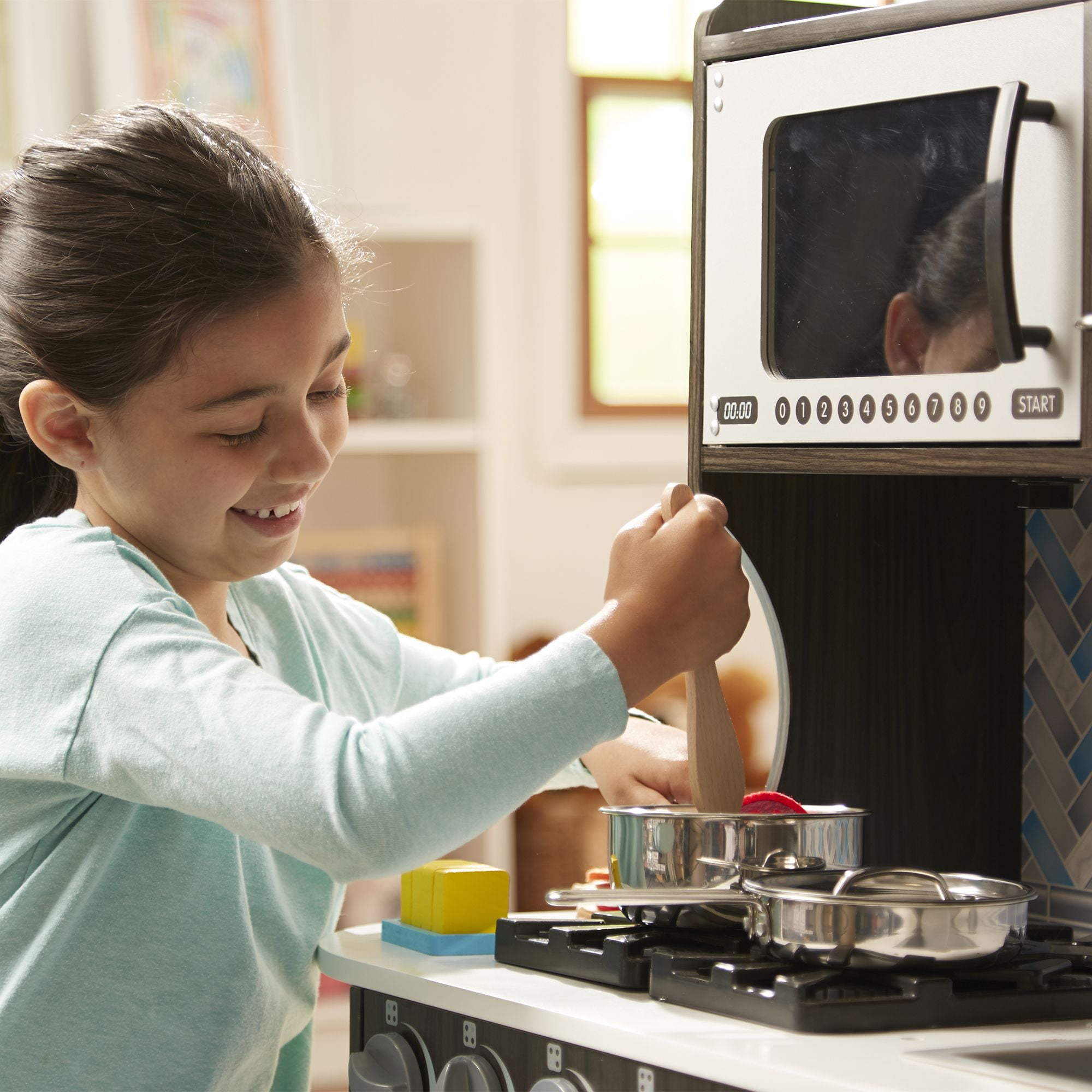 melissa and doug chef's kitchen pretend play set