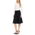thumbnail image 4 of BGDK Women's High Waisted 25/27 Inches Midi Knit Skirt Black Small, 4 of 4