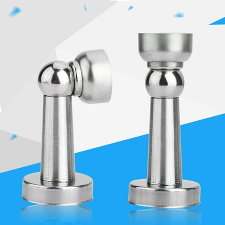 Garosa Door Stoppers New Heavy Duty Stainless Steel Strong Magnetic Door Stopper Powerful Bedroom Doorstop