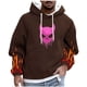 thumbnail image 2 of Sudadera con capucha para hombre, informal, a la moda, con estampado, con cordón, de manga larga, de poliéster, 2 of 5