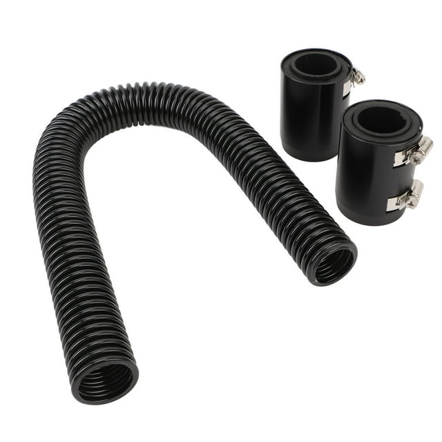 Manguera de Radiador de Acero inoxidable de 24 Pulgadas, Kit de Manguera de Refrigerante de Radiador de Enfriamiento Eficiente para cuello de Radiador de 1-1/4 Pulgadas, 1-1/2