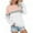White, variant on Azrian Deals Womens Pullover Round-Neck Long Sleeve Color Blouses Sweater Tops Clearance