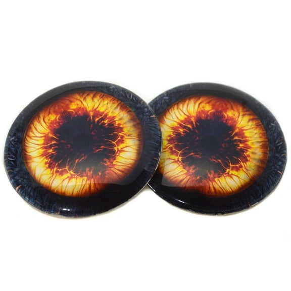 Fire Phoenix Glass Eyes