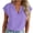 Purple, variant on hlysgo Women's Cap Sleeve Tops V Neck Dressy Casual Blouses Summer Work Business Shirts Blue,M