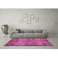 thumbnail image 3 of Ahgly Company Indoor Rectangle Abstract Pink Modern Area Rugs, 8' x 10', 3 of 4