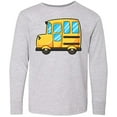 thumbnail image 3 of Inktastic Cute School Bus Long Sleeve Youth T-Shirt, 3 of 5