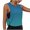 Sky Blue, variant on Women's Crop Tops Summer Asymmetric Cut Out Sleeveless Round Neck Loose Yoga Tank Top, Wine S