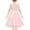 Light Pink, variant on Girls Dress Round Collar Off White Dancing Ball Princess Party 4 Years
