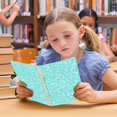 thumbnail image 6 of Haosy Turquoise Bubbles Notebooks 2 Pcs 1-subject Journal 60 Sheets A5 College Ruled Paper Detachable Ring 8.3"x5.7", 6 of 8