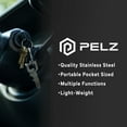 thumbnail image 6 of PELZ KeyTool SILVER – Compact Stainless Steel Keychain Multi-Tool for Men with Bottle Opener, Screwdrivers & Pry Tool – Lightweight, Durable EDC Gadget, 6 of 8