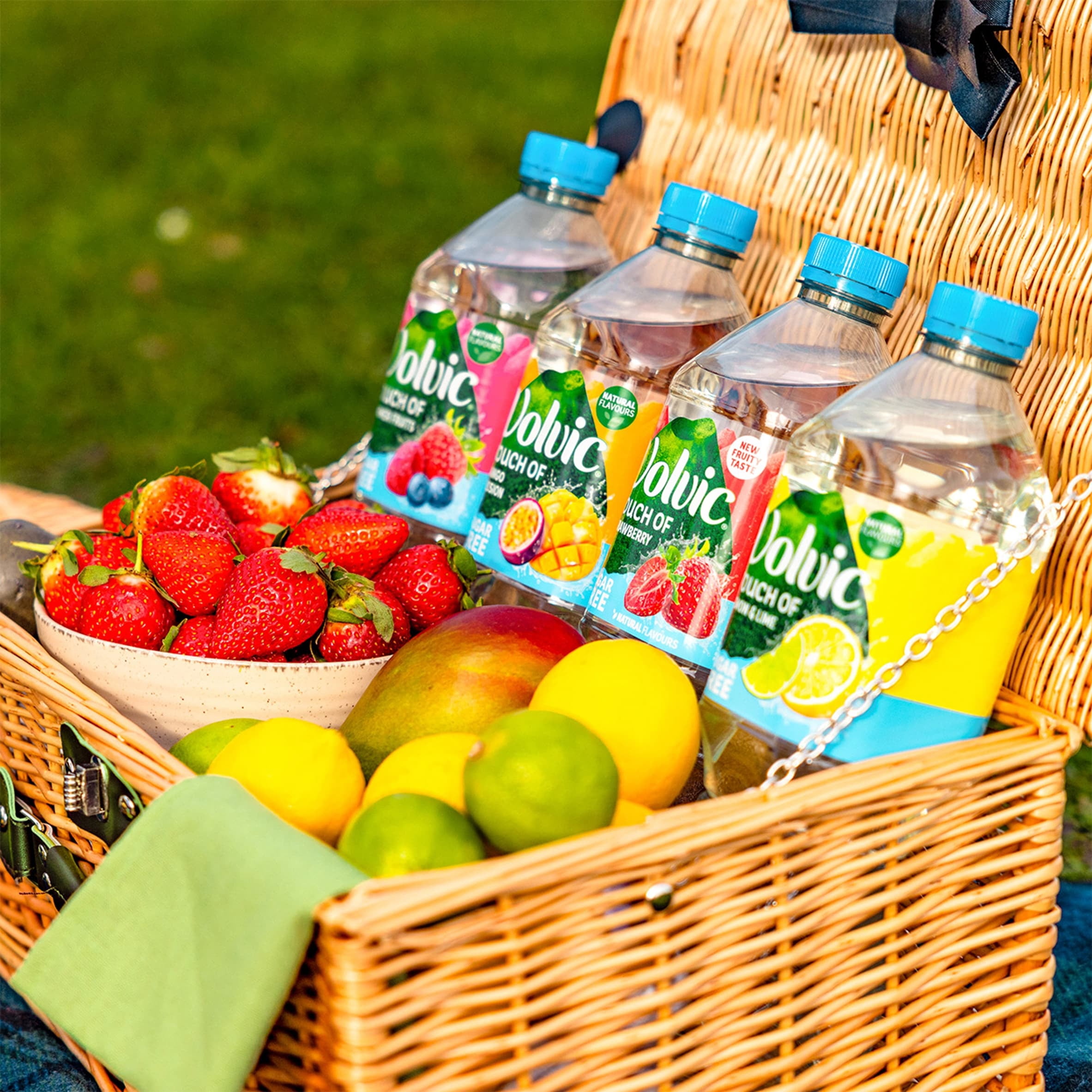 Volvic Touch of Fruit Apple & Blackcurrant Sugar Free Still Flavoured Water 1.5L, Imported from Britain