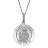 Personalized Sterling Silver St. Jude Medal Pendant