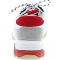 thumbnail image 4 of Yoki Womens Fashion Chunky Heavy Triple Sole TUBULER Trendy Dad Sneaker Trainers, 4 of 7