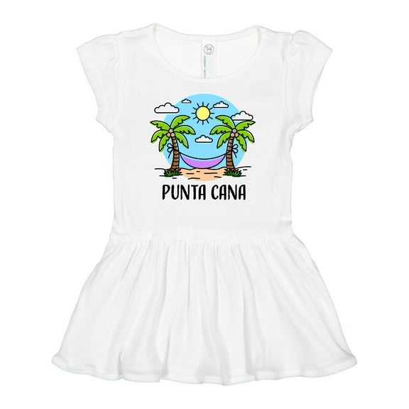 Inktastic Summer Vacation in Punta Cana Girls Baby Dress