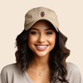 thumbnail image 3 of Dalix Strawberry Embroidered Cap Cotton Baseball Summer Cool Dad Hat Womens in Khaki, 3 of 5