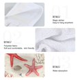 thumbnail image 2 of Yayeee Kitchen Hanging Hand Towels Set of 2 with Loop Bathroom Absorbent Tie Towel, Light Red Starfish, 2 of 7