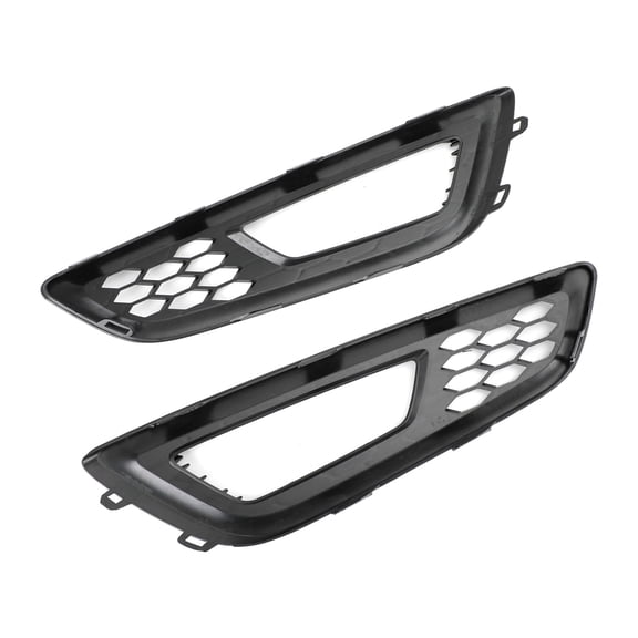 1Pair Front Bumper Fog Light Lamp Cover Bezel Grill Fit For Ford Focus 2015-2017