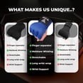 thumbnail image 3 of WYOX Gel Boxing Hand Wraps Inner Gloves for Men & Women –Padded Quick Wraps with 80cm/31in Wrist Straps for Muay Thai, MMA, Kickboxing, & Martial Arts – Breathable Fingerless Workout Gloves, 3 of 9