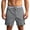 Dark Gray, variant on Men's Gym Shorts Drawstring 5 Inch Quick Dry Solid Color Side Shorts Summer Shorts Loose With Pockets Straight Leg Comfortable Casual Everyday Outdoor Vacation Shorts