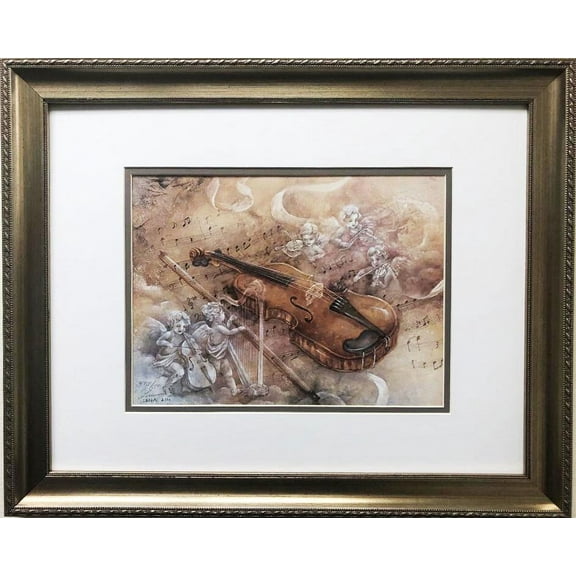 Lena Liu "Violin Concerto" Signed Lmtd Edition Framed Art Generic