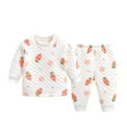 thumbnail image 3 of Pyjama de Noël pour Enfants Père Noël Col Rond Doux et Confortable Haut à Manches Longues Pantalon Pyjama des Fêtes pour Enfants Rouge Imprimé Ensemble de Pyjama Garçon 3-4 Ans, 3 of 3