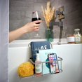 thumbnail image 5 of Interdesign 6032897 Everett Bath Caddy, Satin Silver, 5 of 5