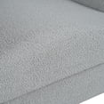 thumbnail image 6 of Modern Indoor Teddy Frabic Upholstered Club Arm Chair, Gray, 6 of 9